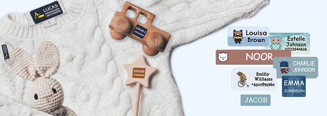 Cómo etiquetar la ropa y las pertenencias con etiquetas para ropa