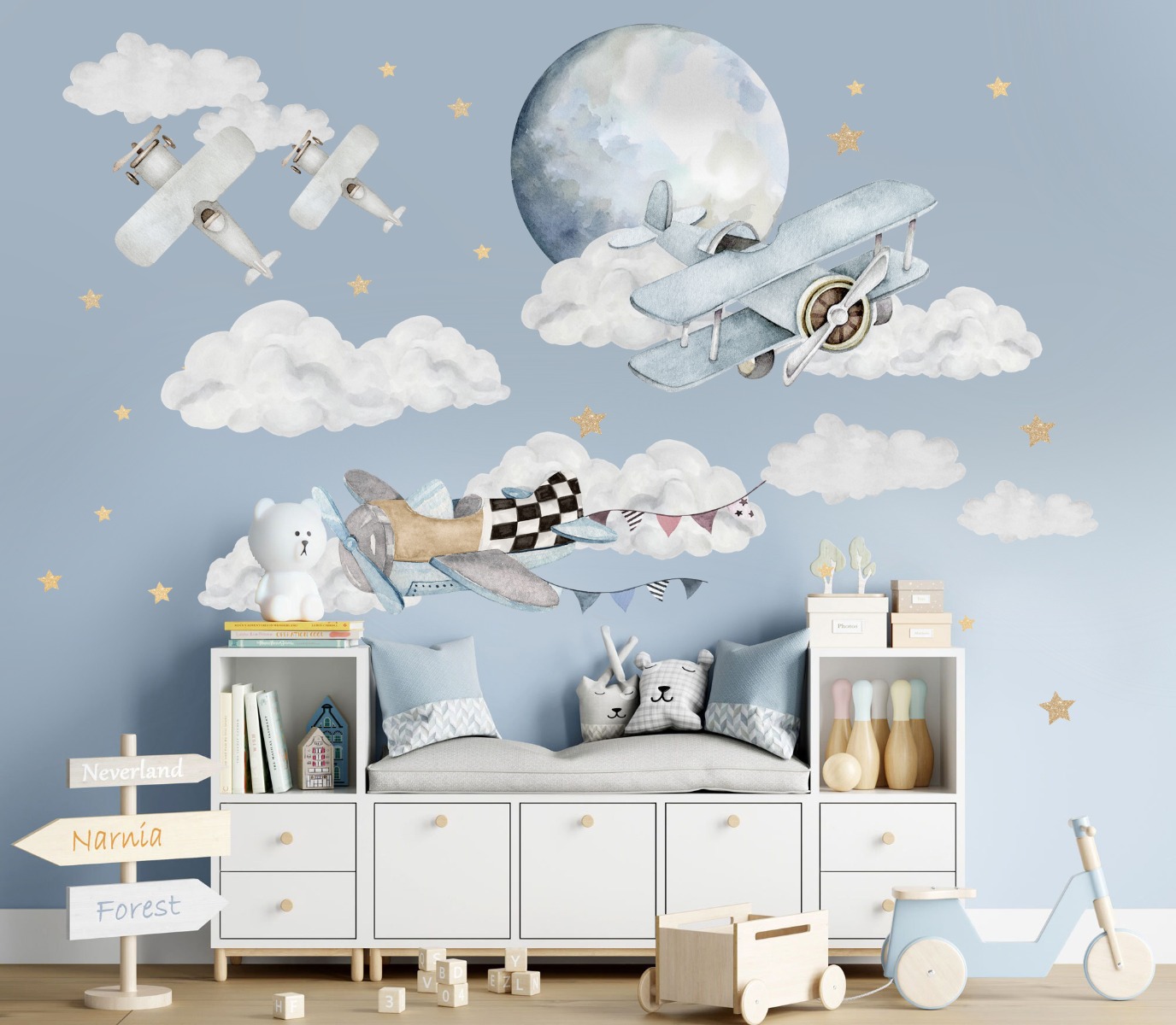 Vinilo decorativo - Aviones