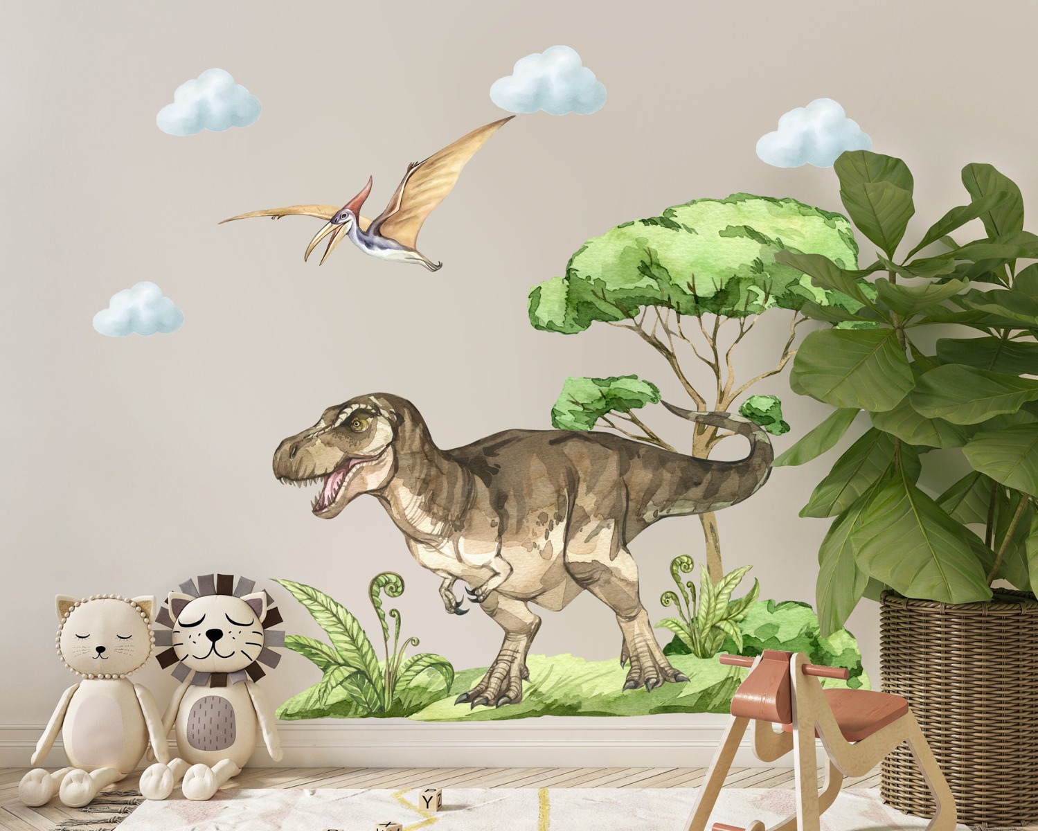 Vinilo decorativo - Tirano-saurio Rex