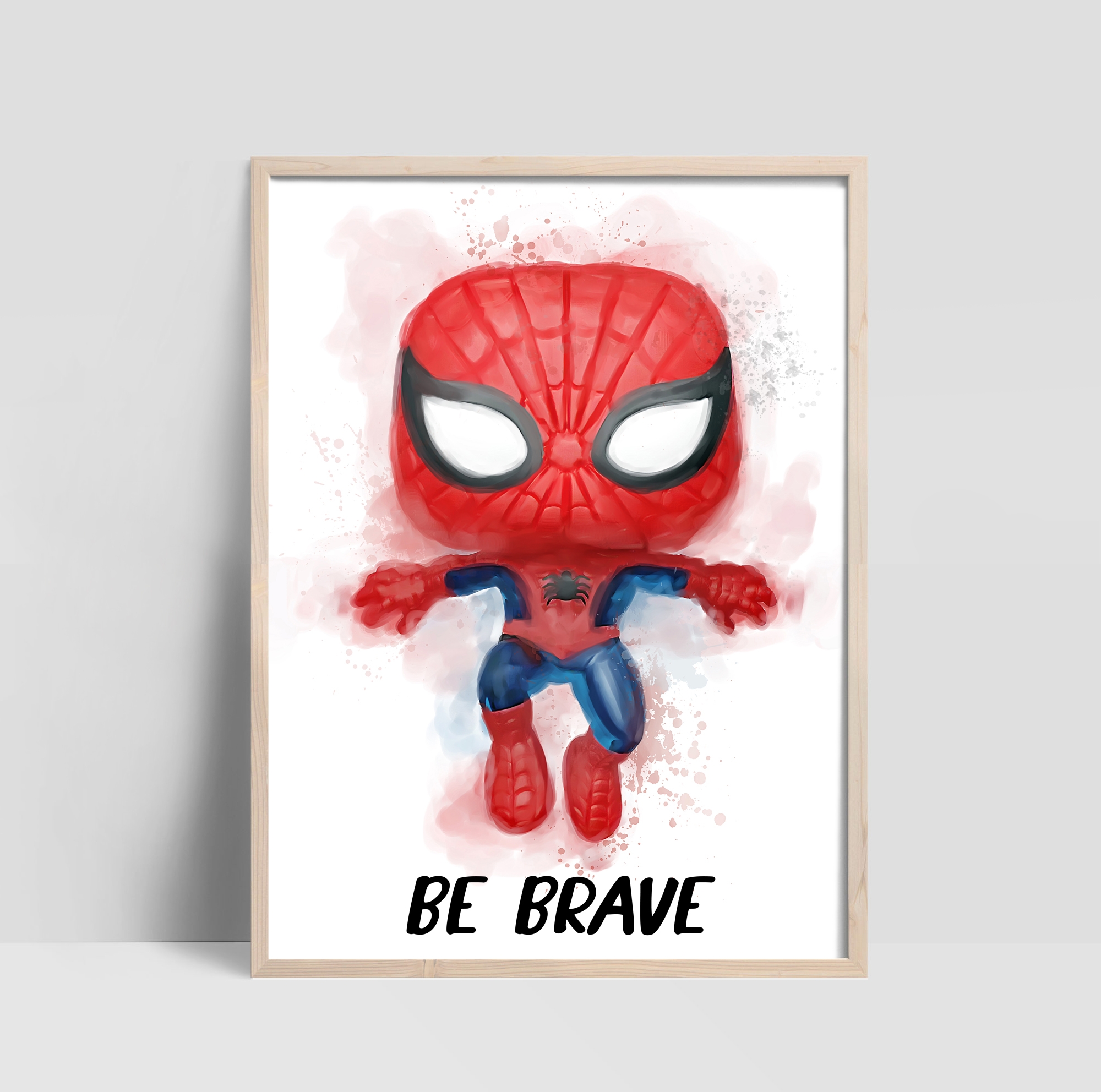 Póster - Spiderman / BE BRAVE
