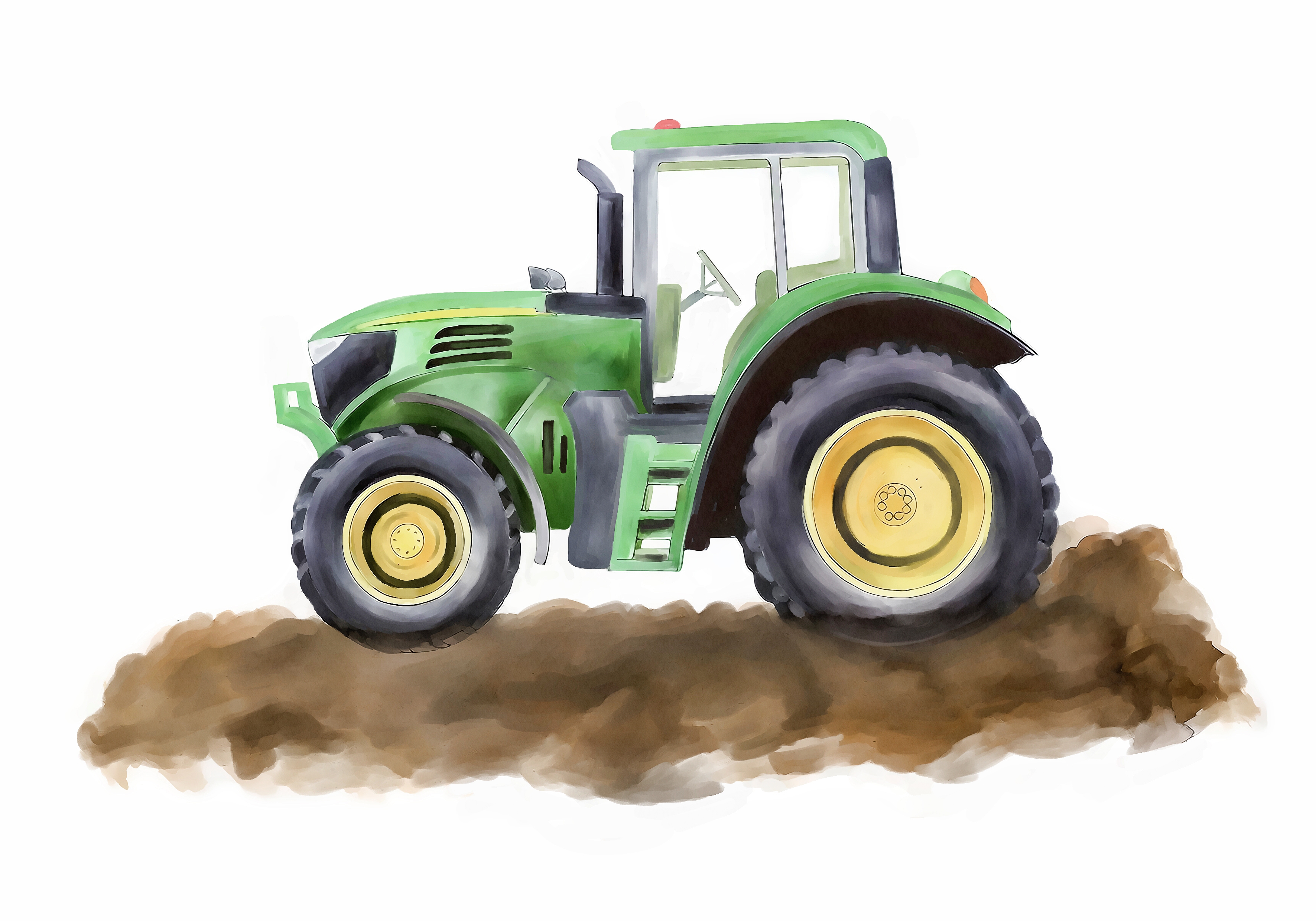 Póster - Tractor / Verde