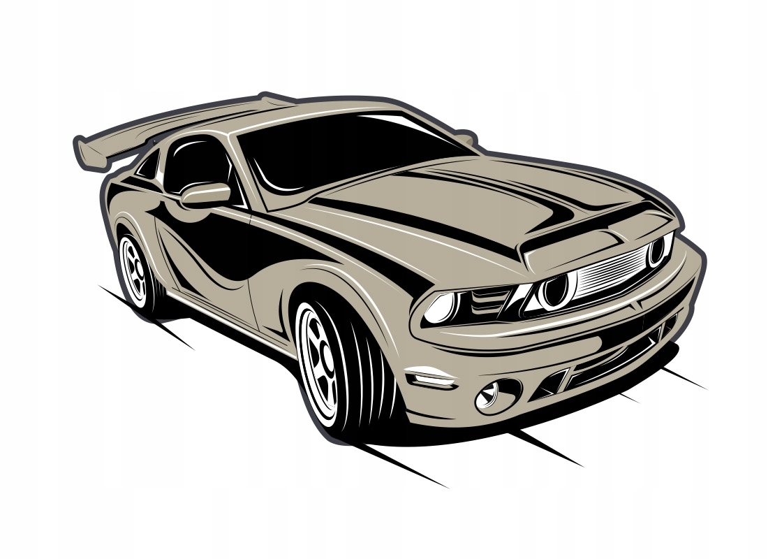 Vinilo decorativo - Ford Mustang Coche deportivo