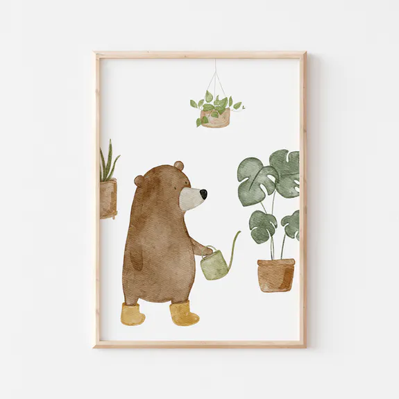 Póster - Planta de riego de oso