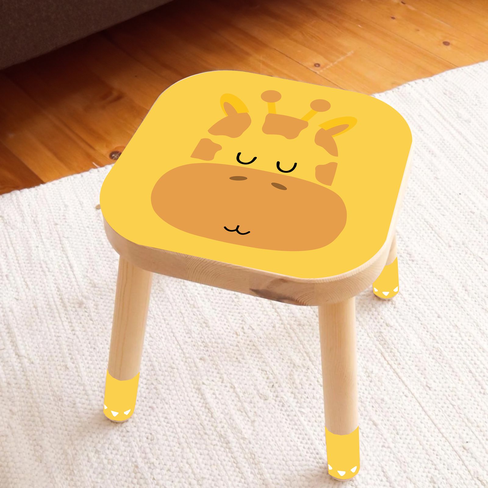 Pegatina Autoadhesiva – Flisat Taburete Decal / Jirafa