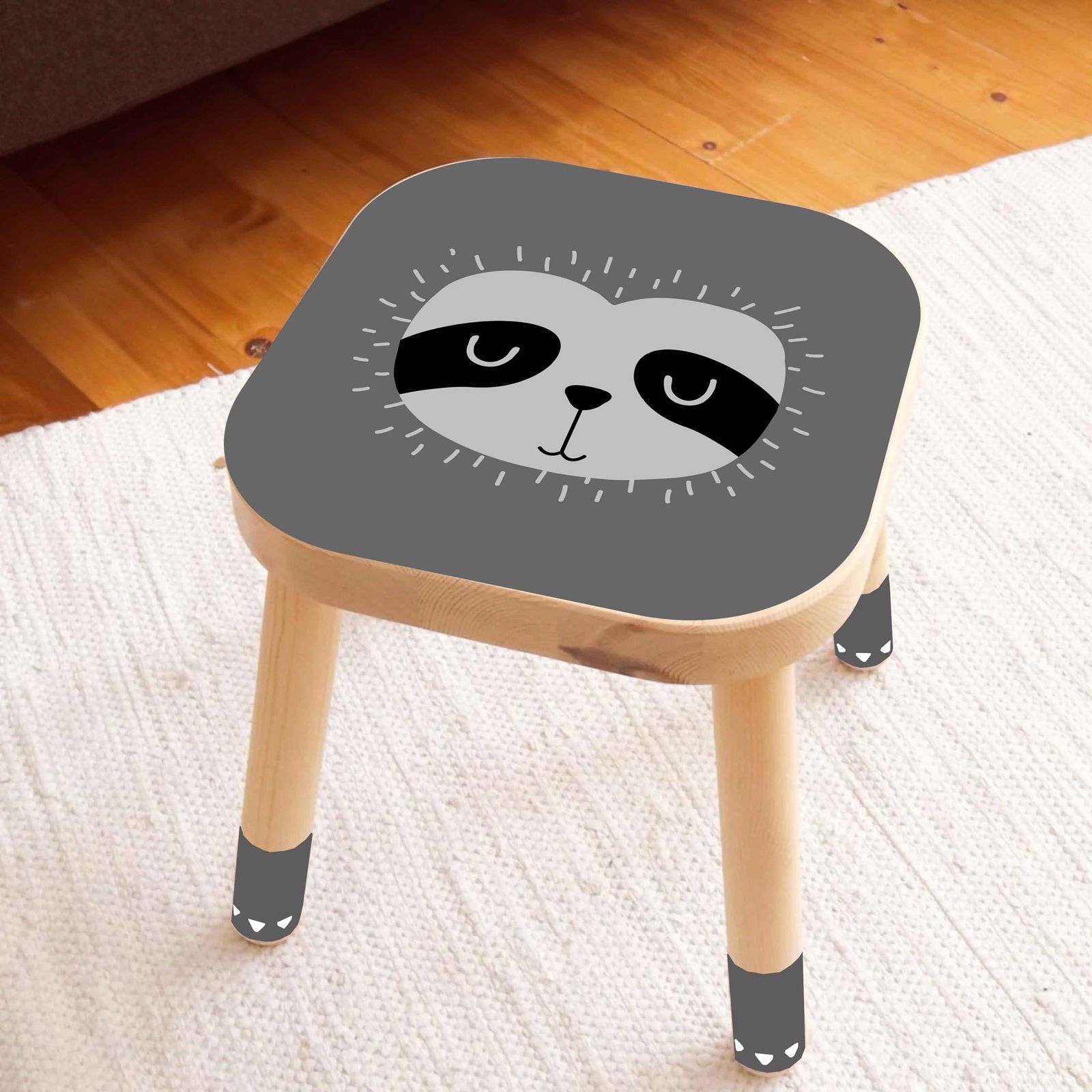Pegatina Autoadhesiva – Calcomanía de Taburete Flisat / Diseño de Perezoso