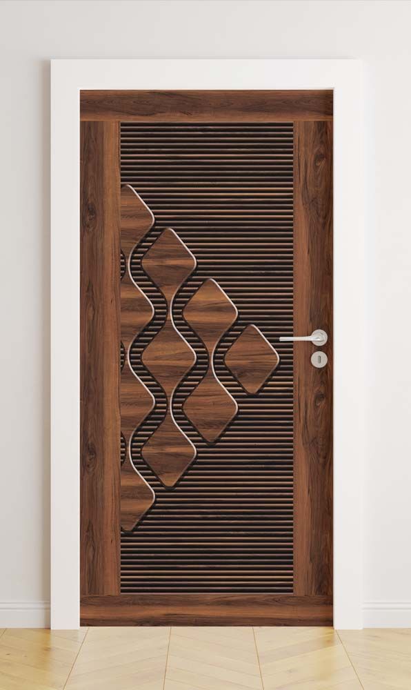 Papel Adhesivo - Diseño de Madera Moderna / Autoadhesivo