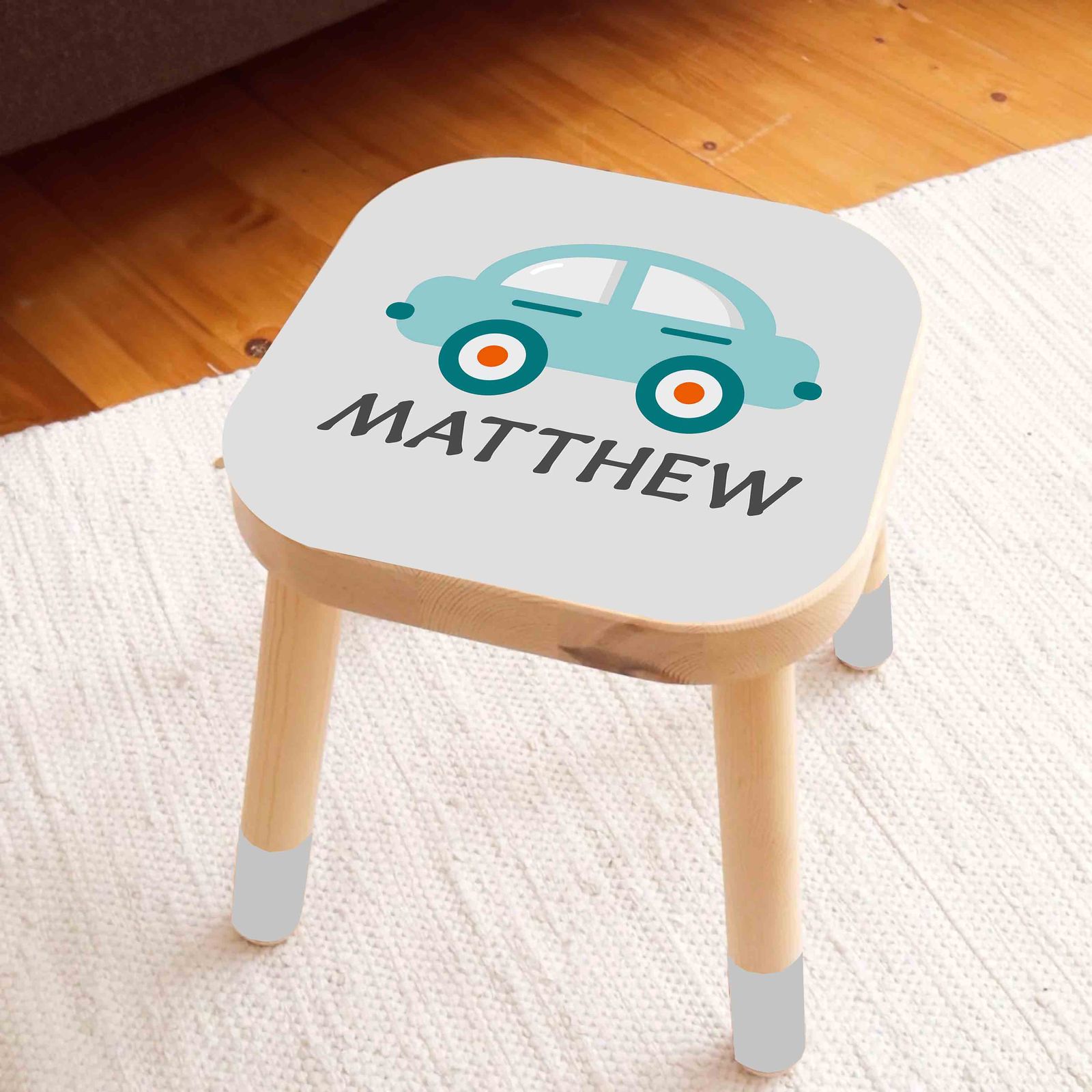 Pegatina Autoadhesiva – Calcomanía de Taburete Flisat Personalizada / Diseño de Coche