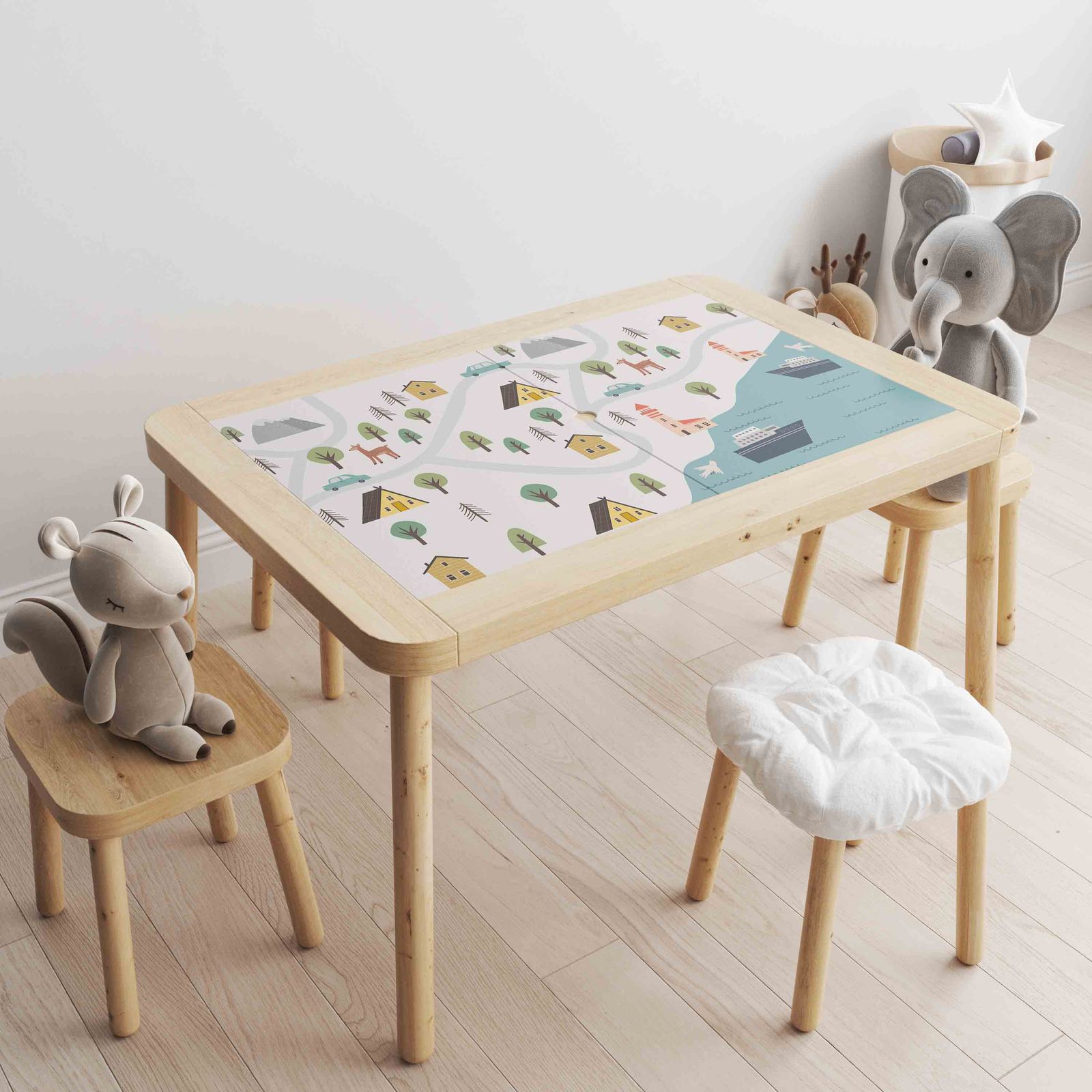 Pegatina Autoadhesiva – Calcomanía Mesa Flisat / Ruta Escénica