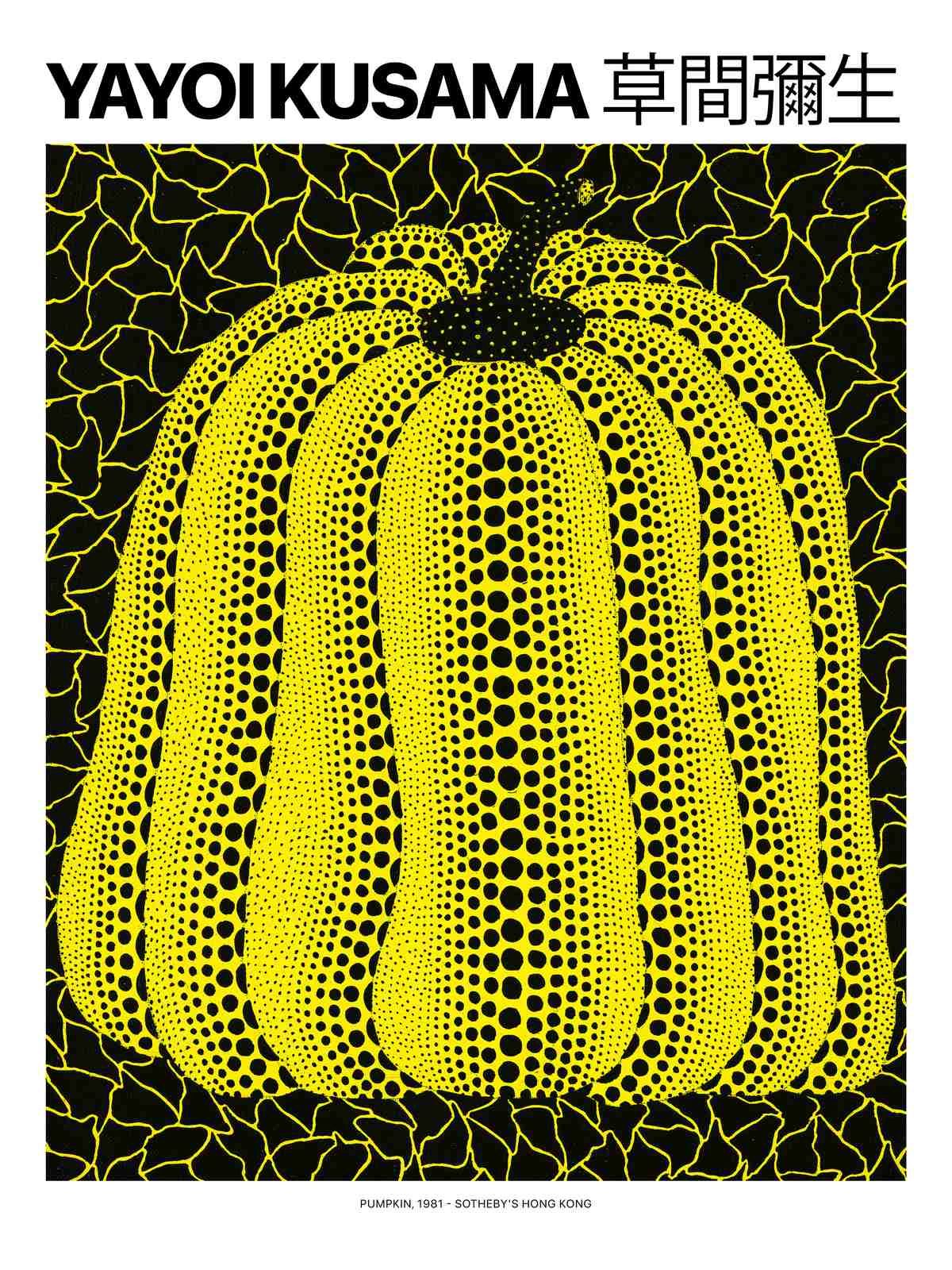 Póster - Calabaza de Yayoi Kusama