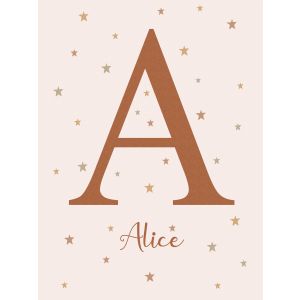  Póster - Arte abstracto / Texto personalizado