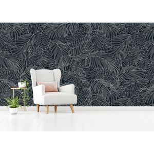   Fototapet - Hojas negras / 02