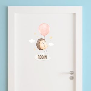 Door Sticker - Erizo Globo