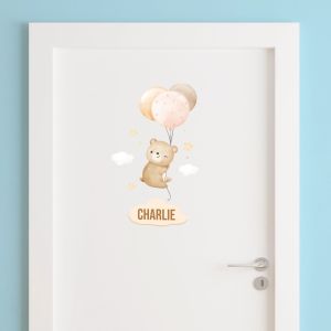 Door Sticker - Oso Globo