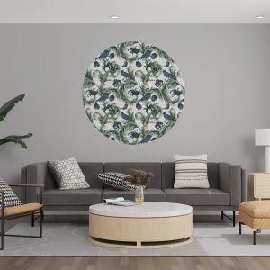 Adhesivo de Pared / Círculo - Arte Botánico