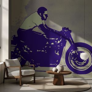 Papel Pintado - Arte de Motociclista