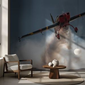 Papel Pintado - Avión acrobático en acción