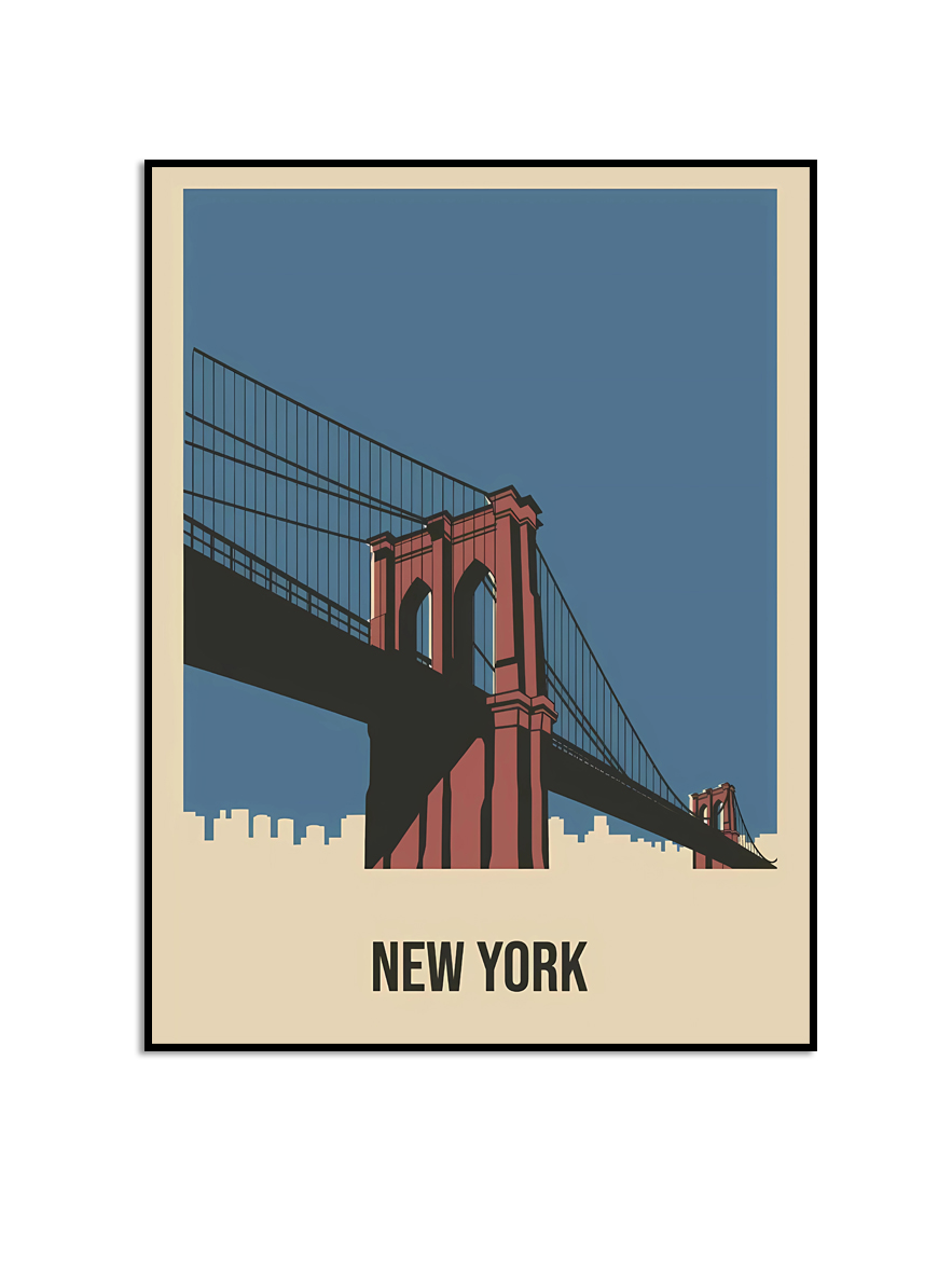 Póster de Pared Puente de Nueva York