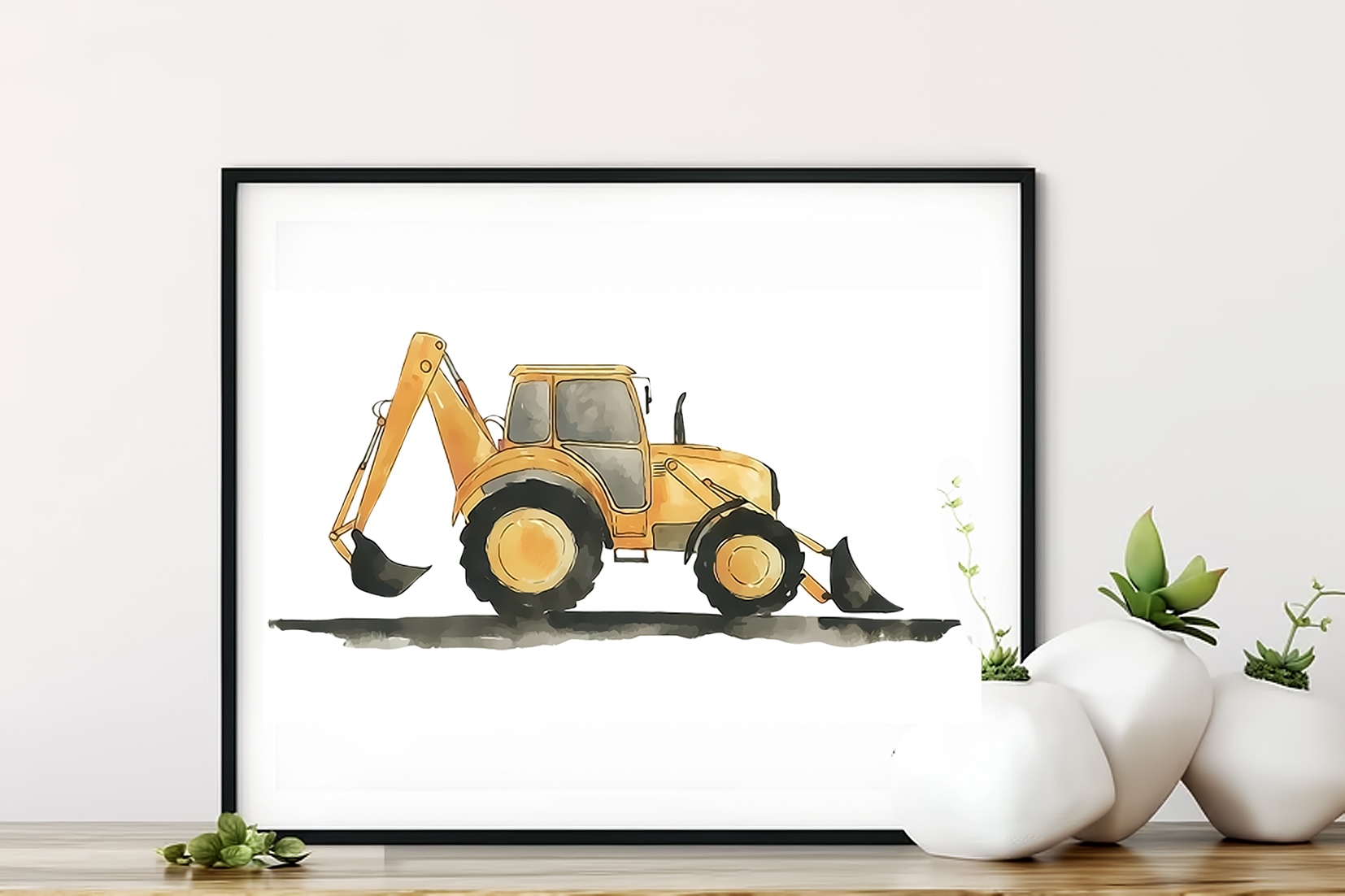 Póster - Excavador
