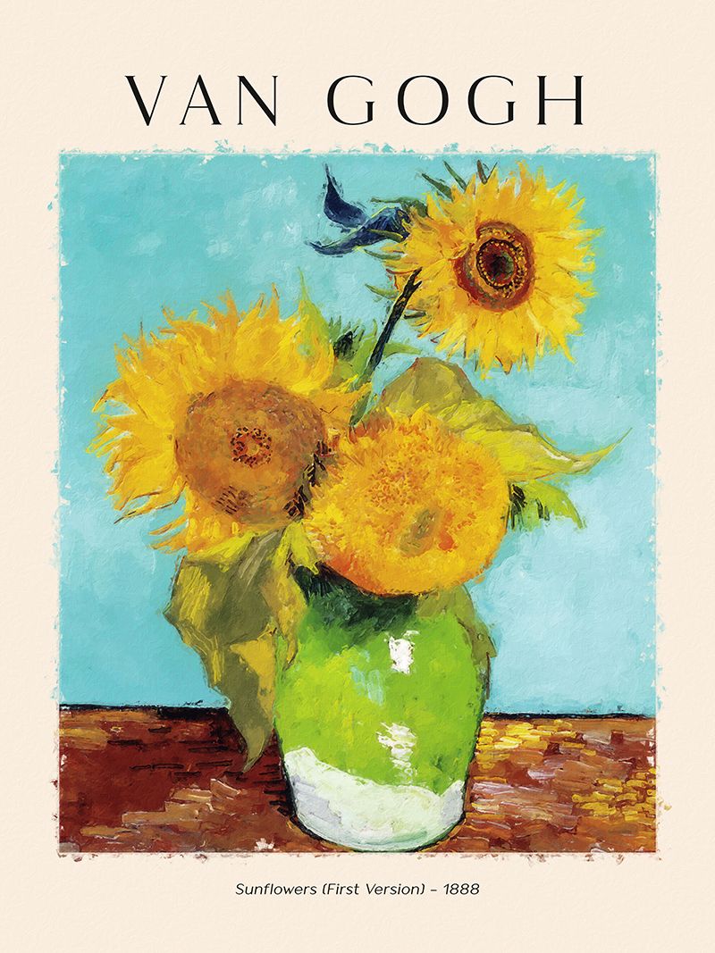 Póster - Girasoles de Van Gogh