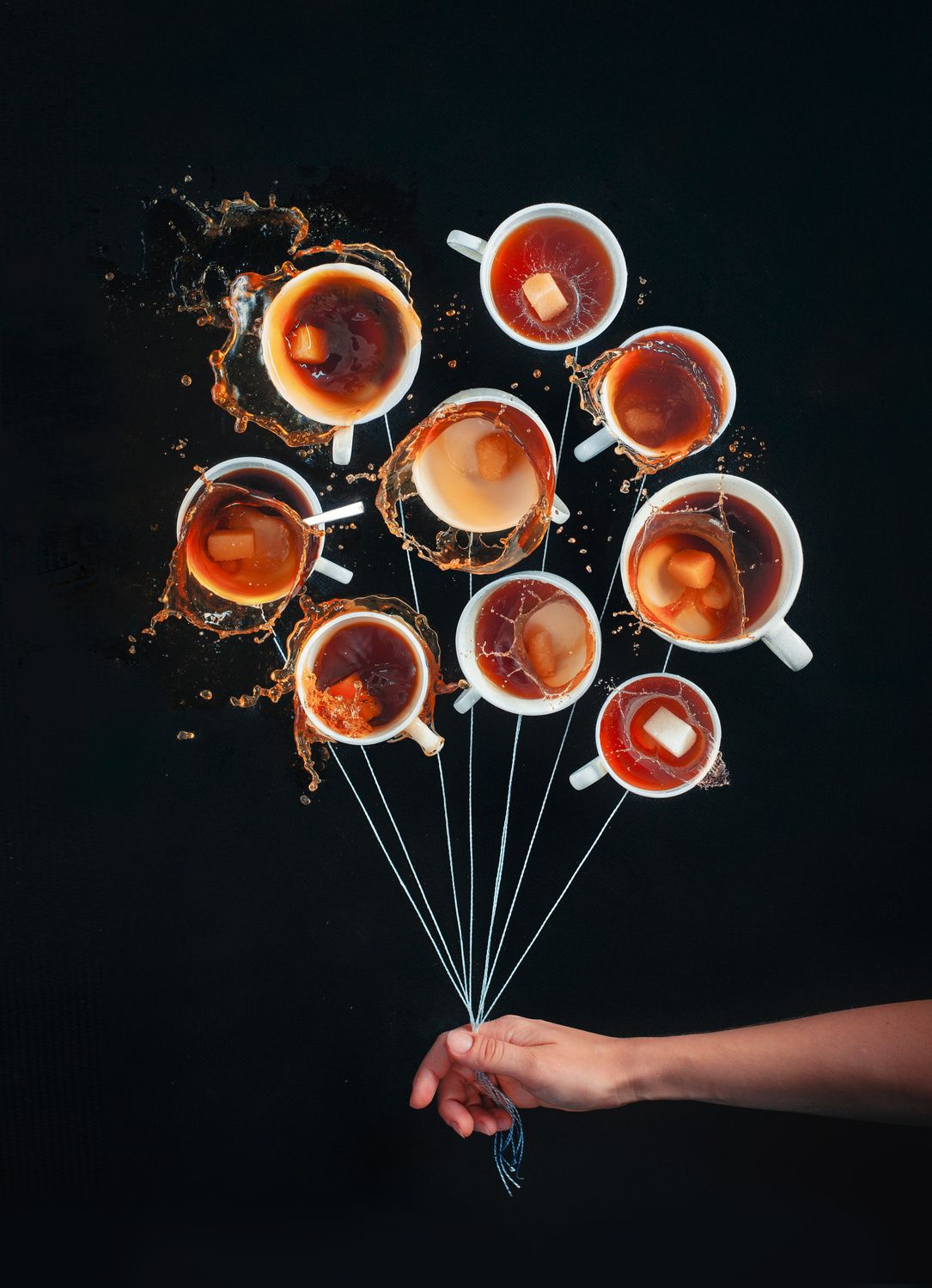 Póster - Globo de Taza de Té