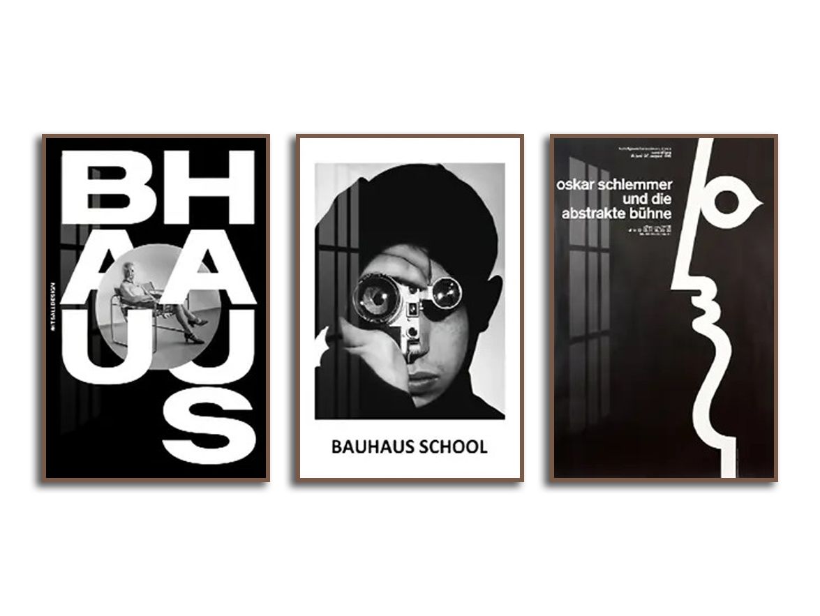 Póster - Colección de arte Bauhaus / Conjunto de 3