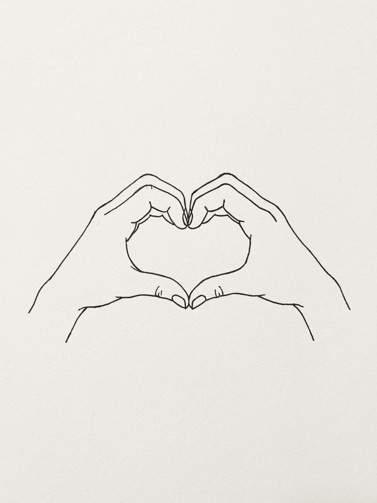 Póster - Manos en Corazón