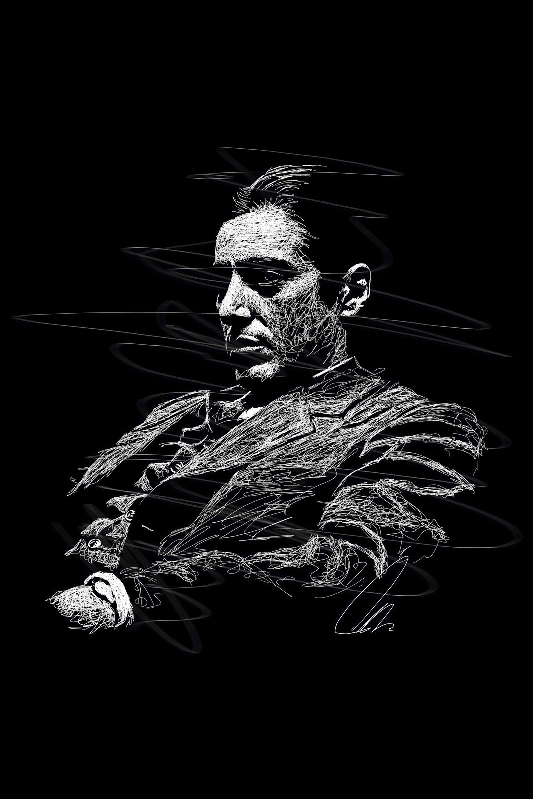 Póster - Retrato Reflexivo Elegante