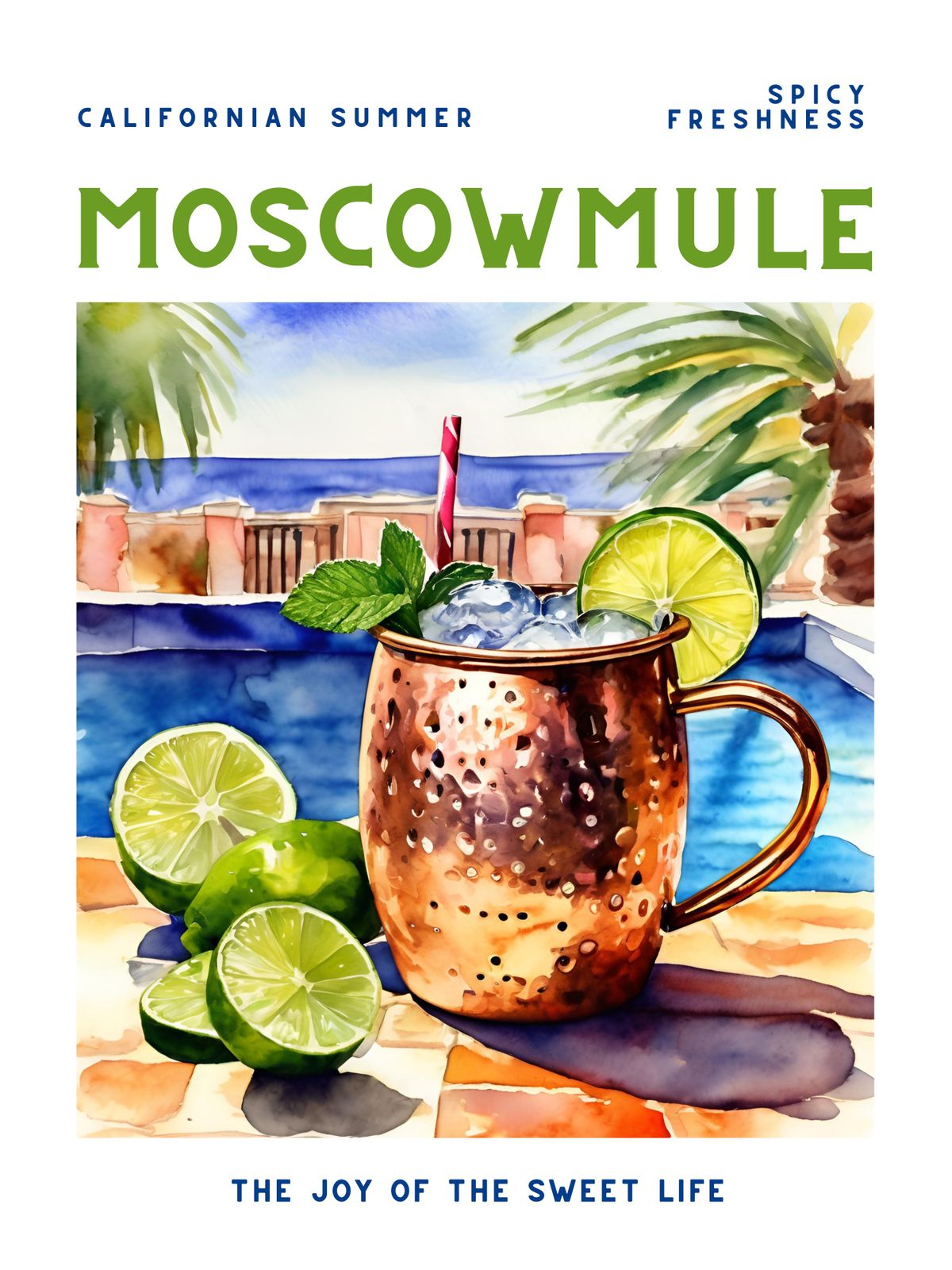 Póster - Moscow Mule Cocktail