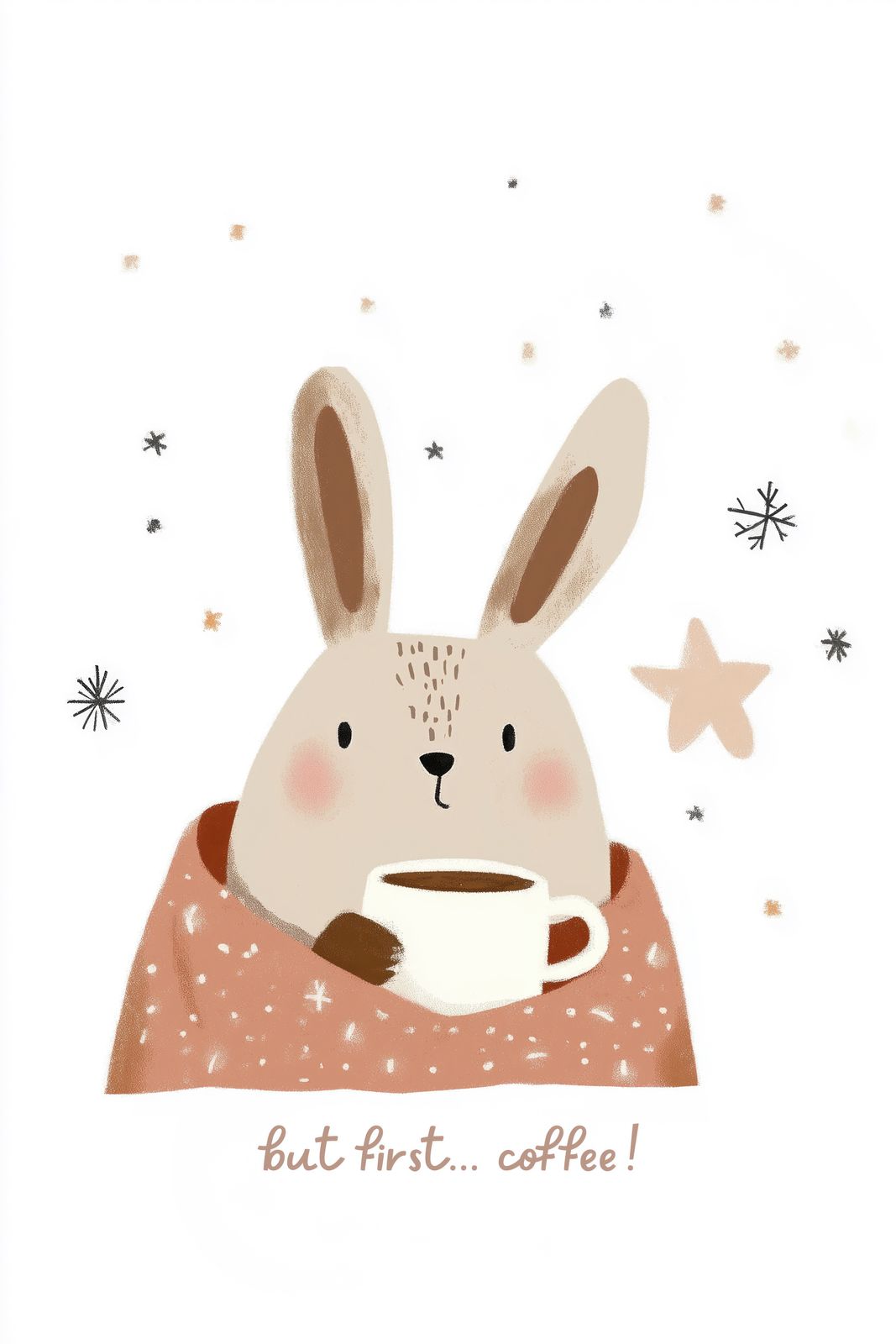 Póster - Conejo Café