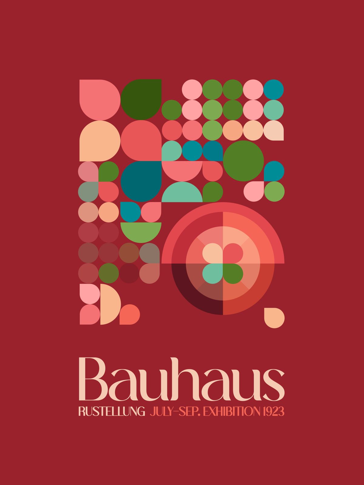 Póster - Exposición Bauhaus 1923