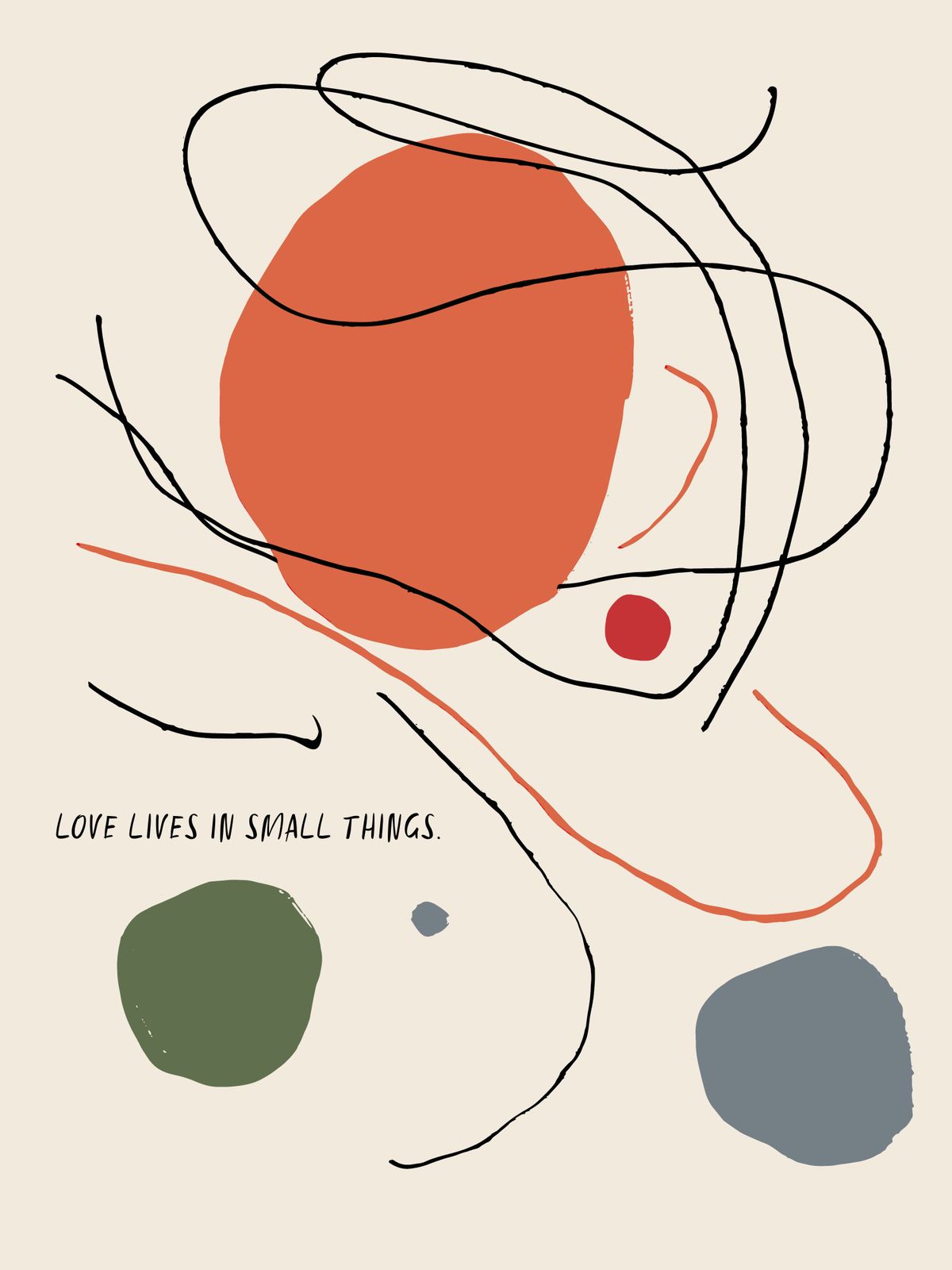 Póster - Amor Abstracto