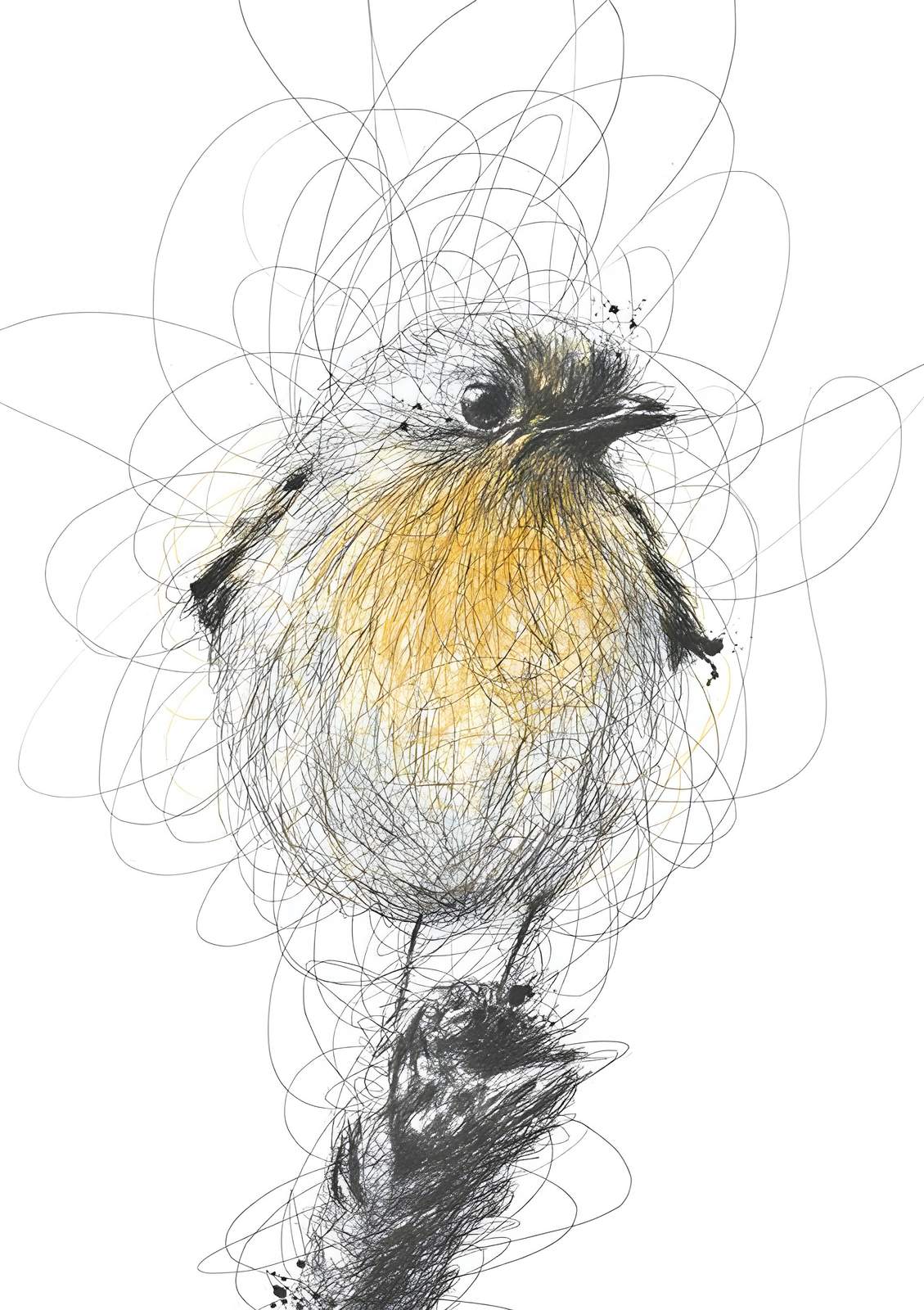 Póster - Arte de Ave Abstracto