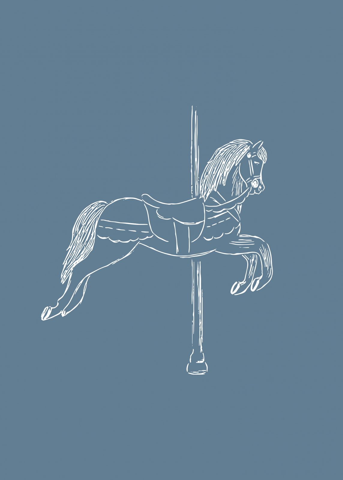 Póster - Caballo de Carrusel