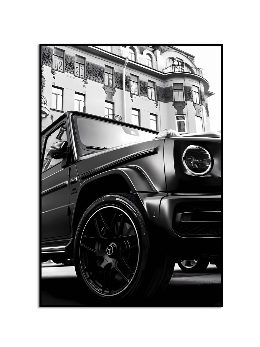 Póster - Diseño de Coche Clásico