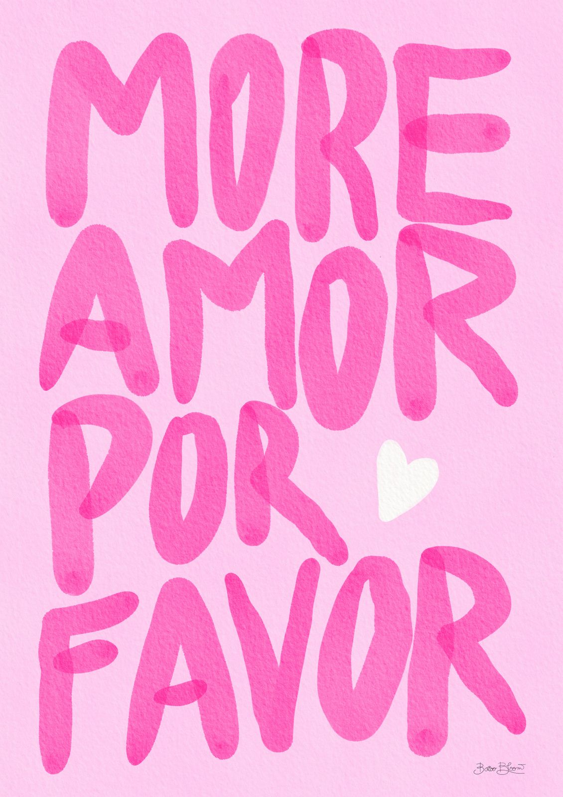 Póster - Más Amor Por Favor
