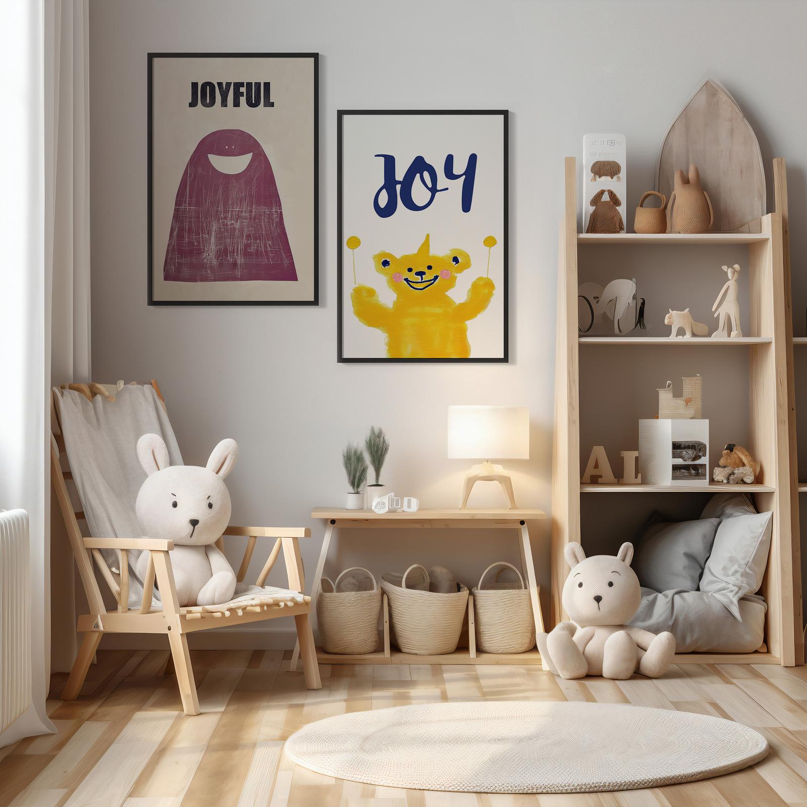 Póster - Joyful y Joy / Juego de 2