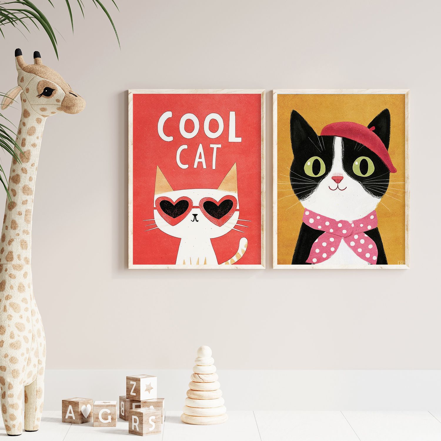 Póster - Gatos Geniales / Conjunto de 2