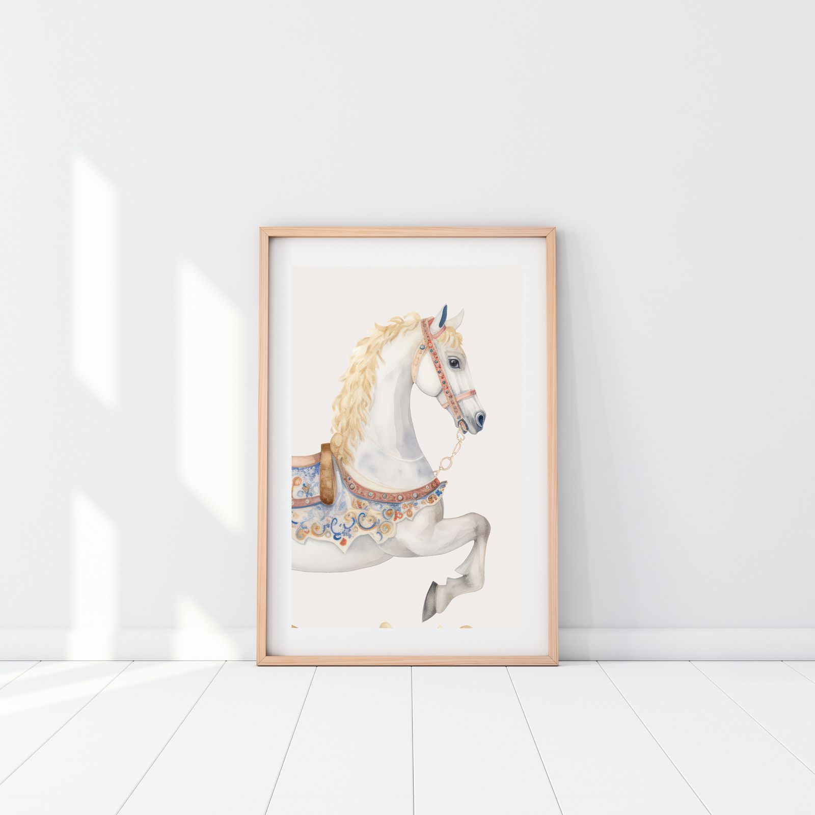 Póster de Arte de Caballo Elegante