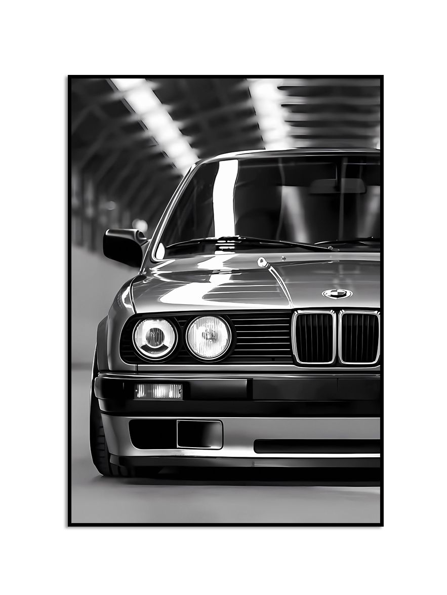 Póster - Diseño de Coche Clásico