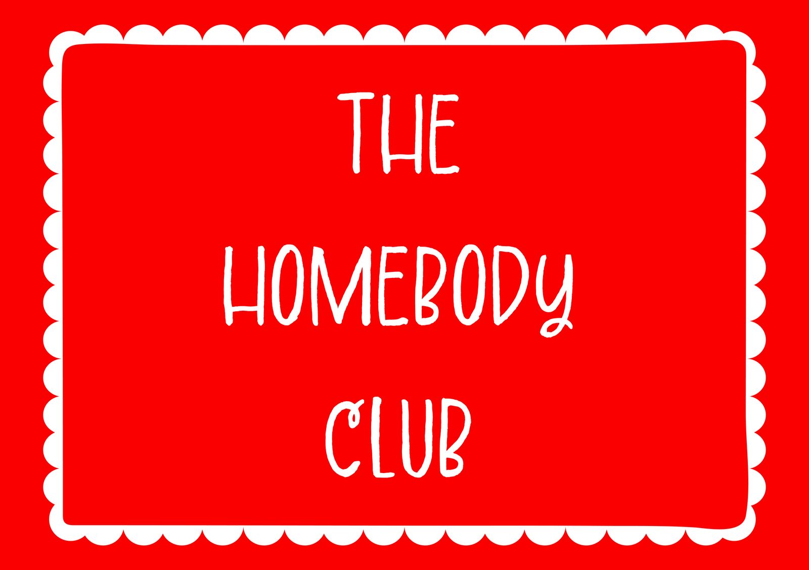 Póster - The Homebody Club