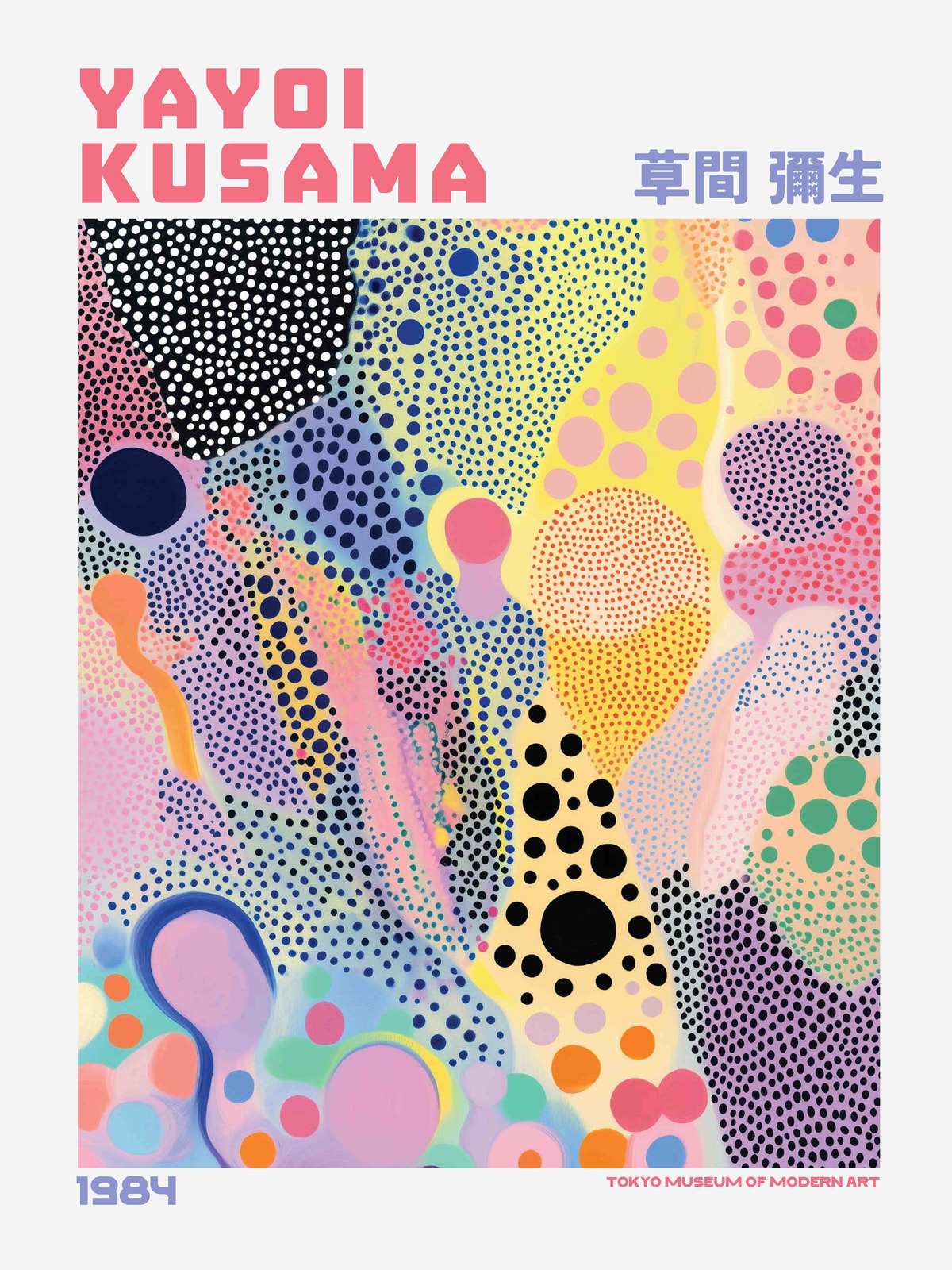 Póster - Yayoi Kusama Tokyo Museum Arte