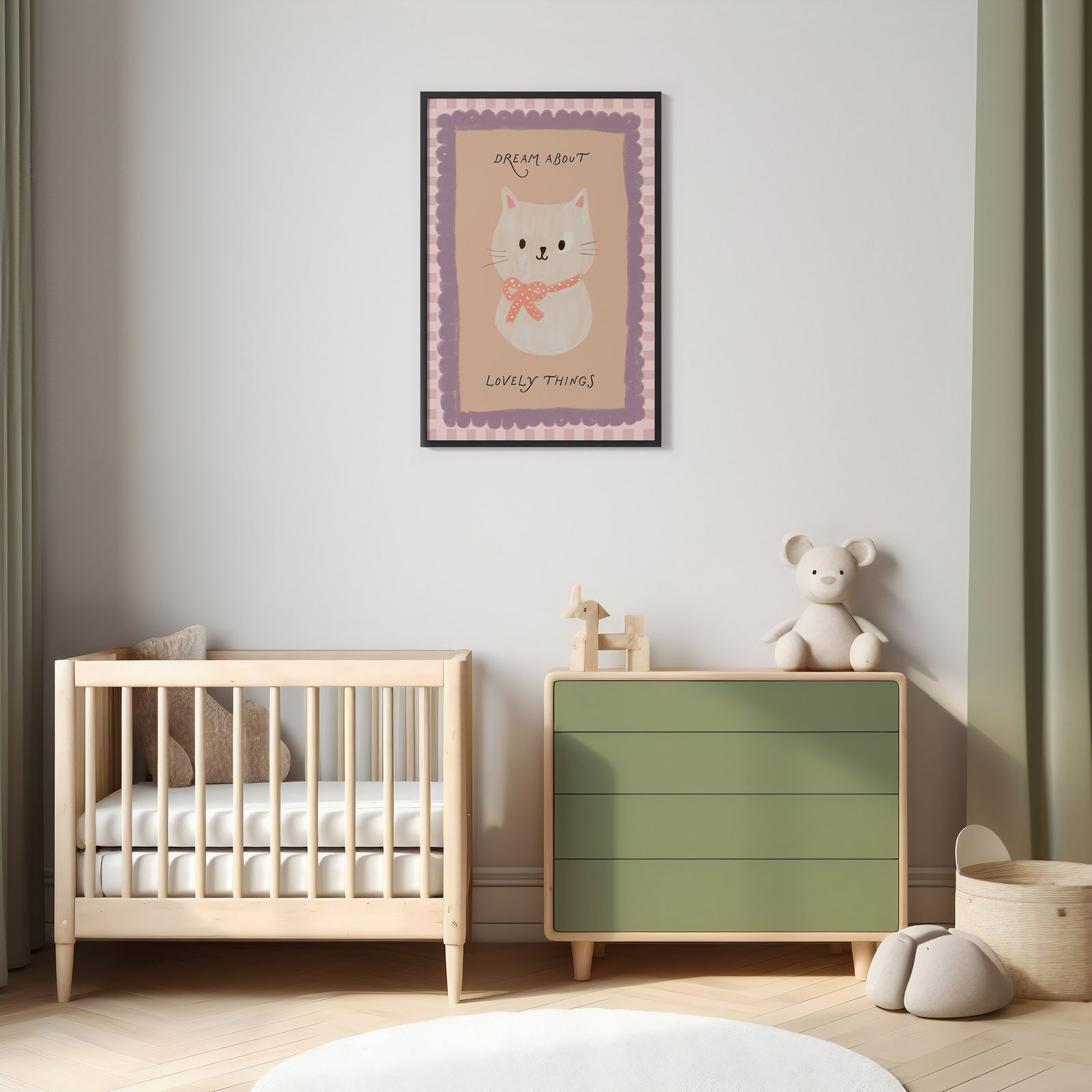 Póster - Accentos de Gato Soñador