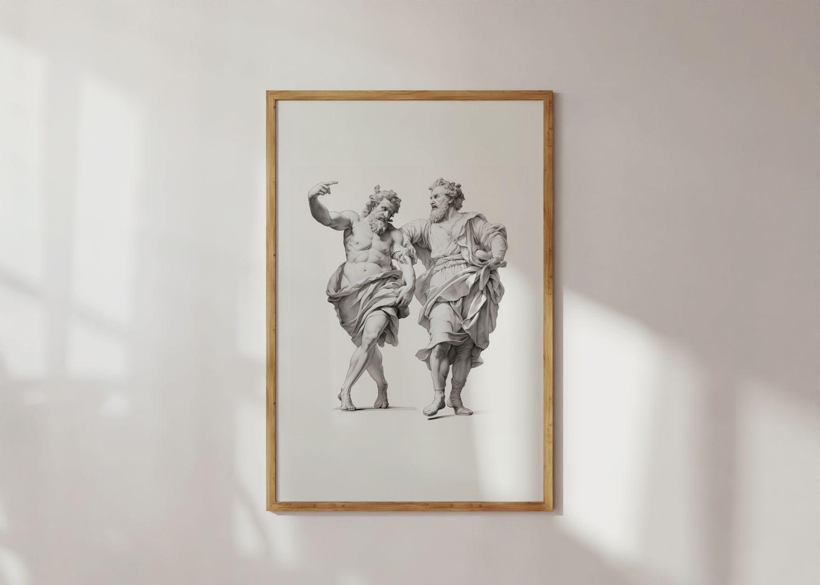 Póster - Dioses griegos danzantes