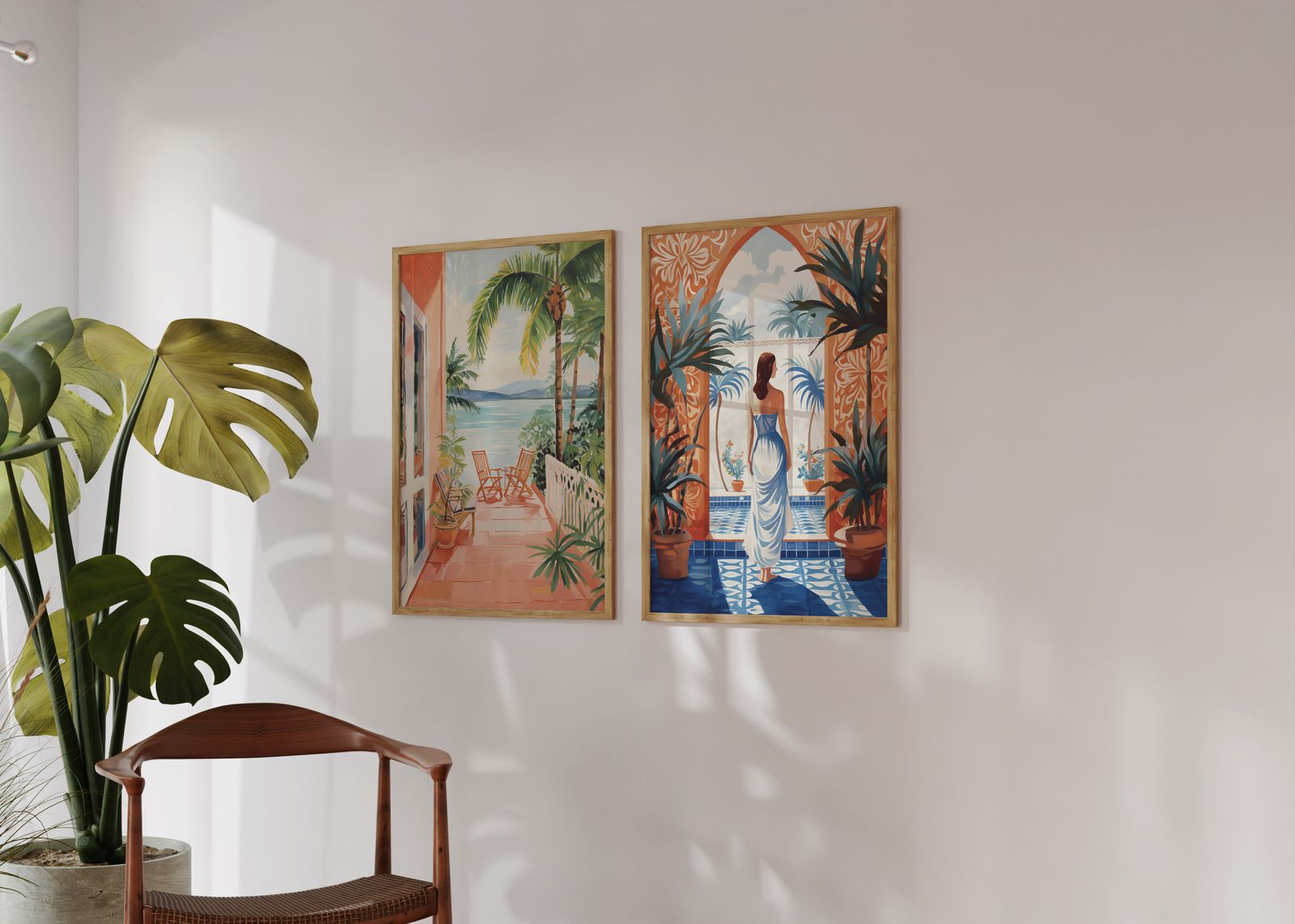 Póster - Escapada Tropical Conjunto de 2