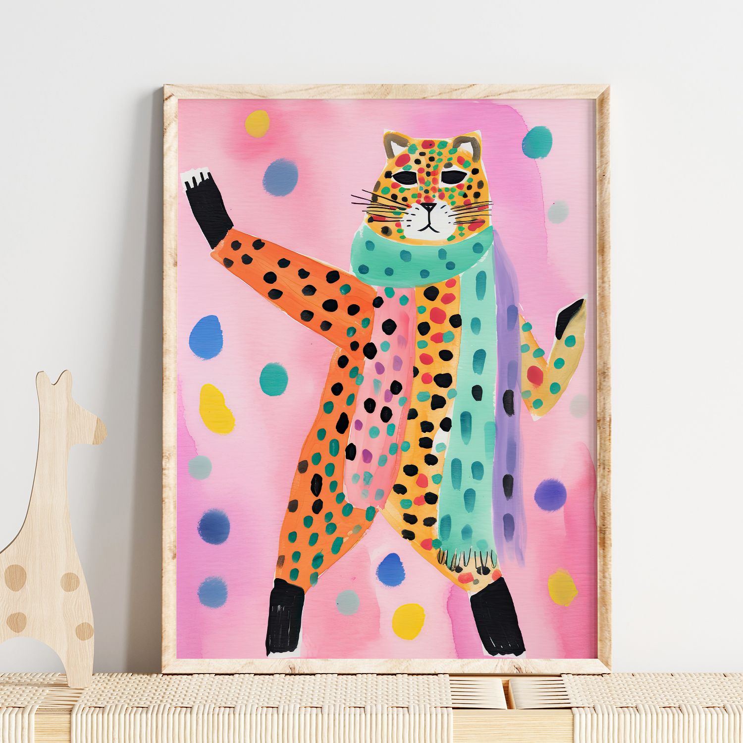 Póster - Arte Leopardo