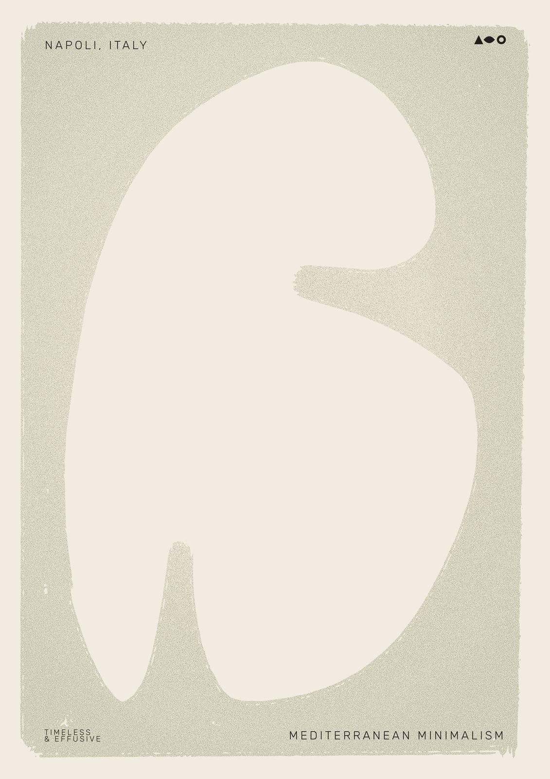 Póster - Minimalismo Mediterráneo