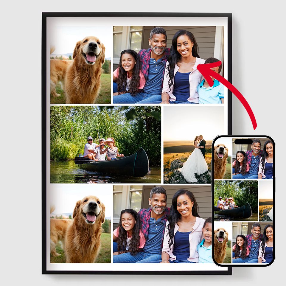 Pósters Personalizados - Sube tus propias imágenes - 6 Fotos Verticales