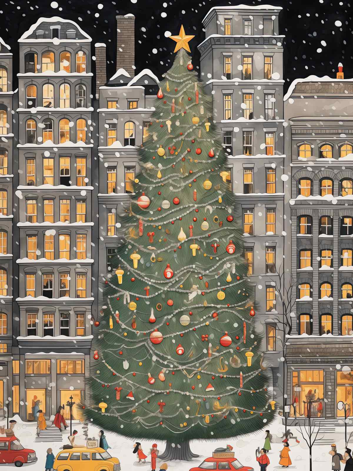 Póster - Navidad en la ciudad