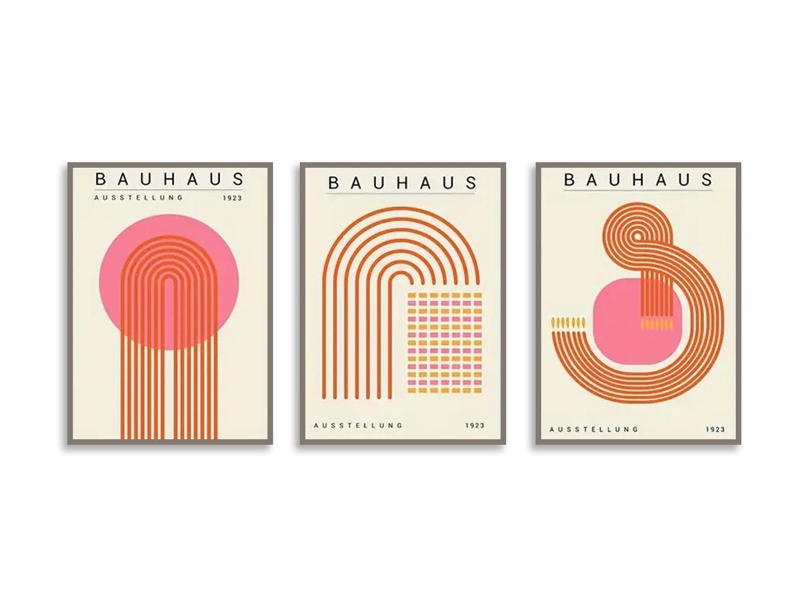 Póster - Exposición Bauhaus / Set de 3