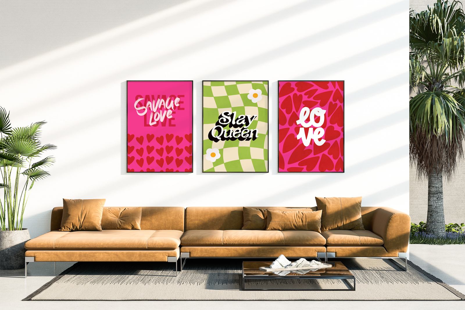 Póster - Slay Queen y Love Conjunto de 3